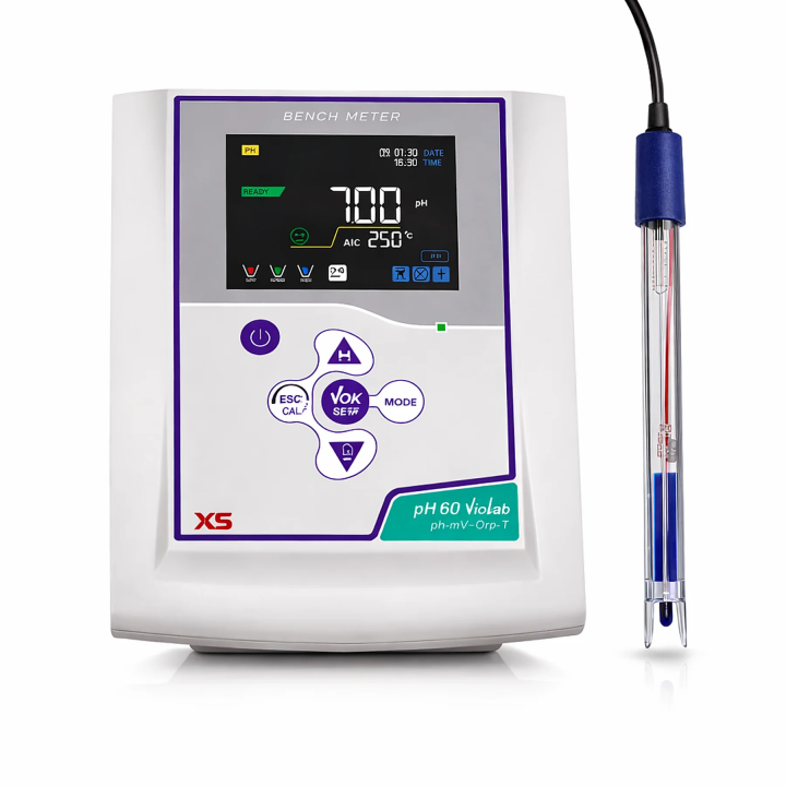 VioLab XS pH60 pHmetro da Banco Professionale GLP con Elettrodo