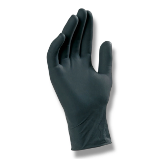 Guanti Monouso in Nitrile M Nero | Alta Resistenza, DPI III Cat.