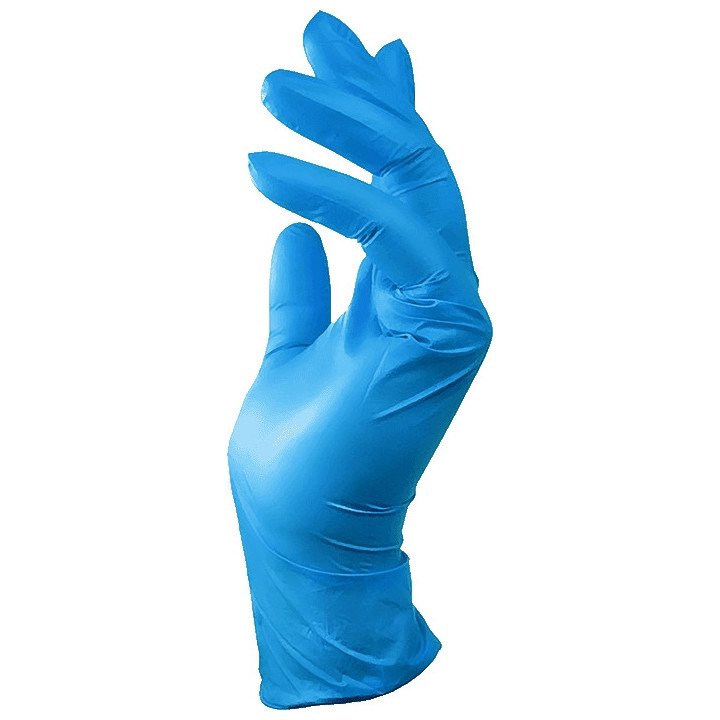 Guanti Monouso in Nitrile Blu | DPI III Cat. – DM Classe I – 240mm
