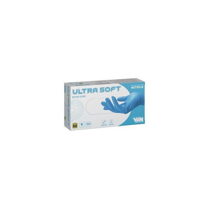 Guanti Monouso in Nitrile Blu | DPI III Cat. – DM Classe I – 240mm