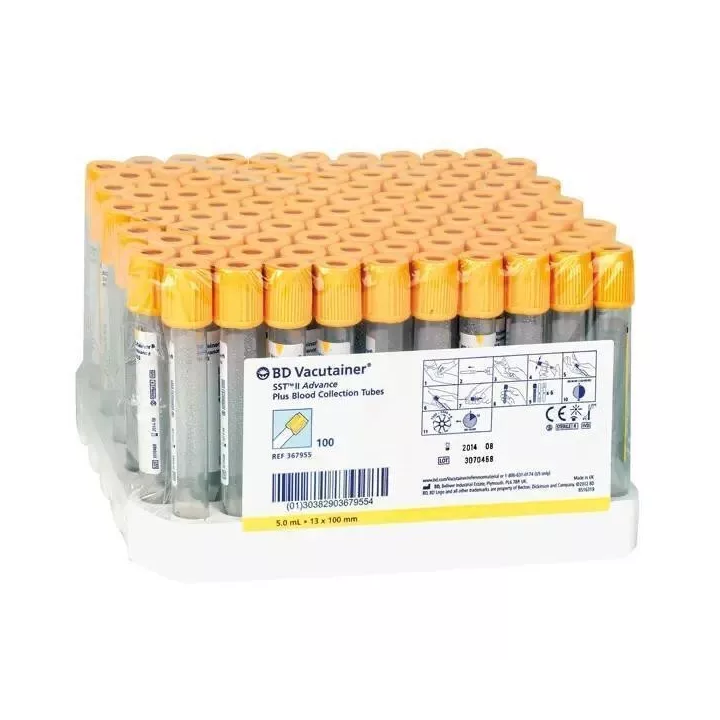 BD Vacutainer SST II Advance 8,5 ml – 100 Provette | Cod. 367953