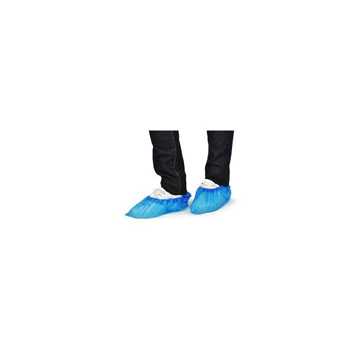 Copriscarpe Monouso in CPE | Impermeabili con Elastico 40x14 cm