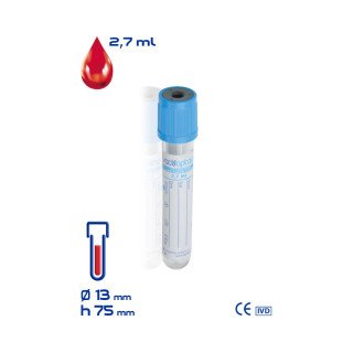 Provetta Sottovuoto VacuAptaca® Sodio Citrato 3,8% – Cod. 30500/38